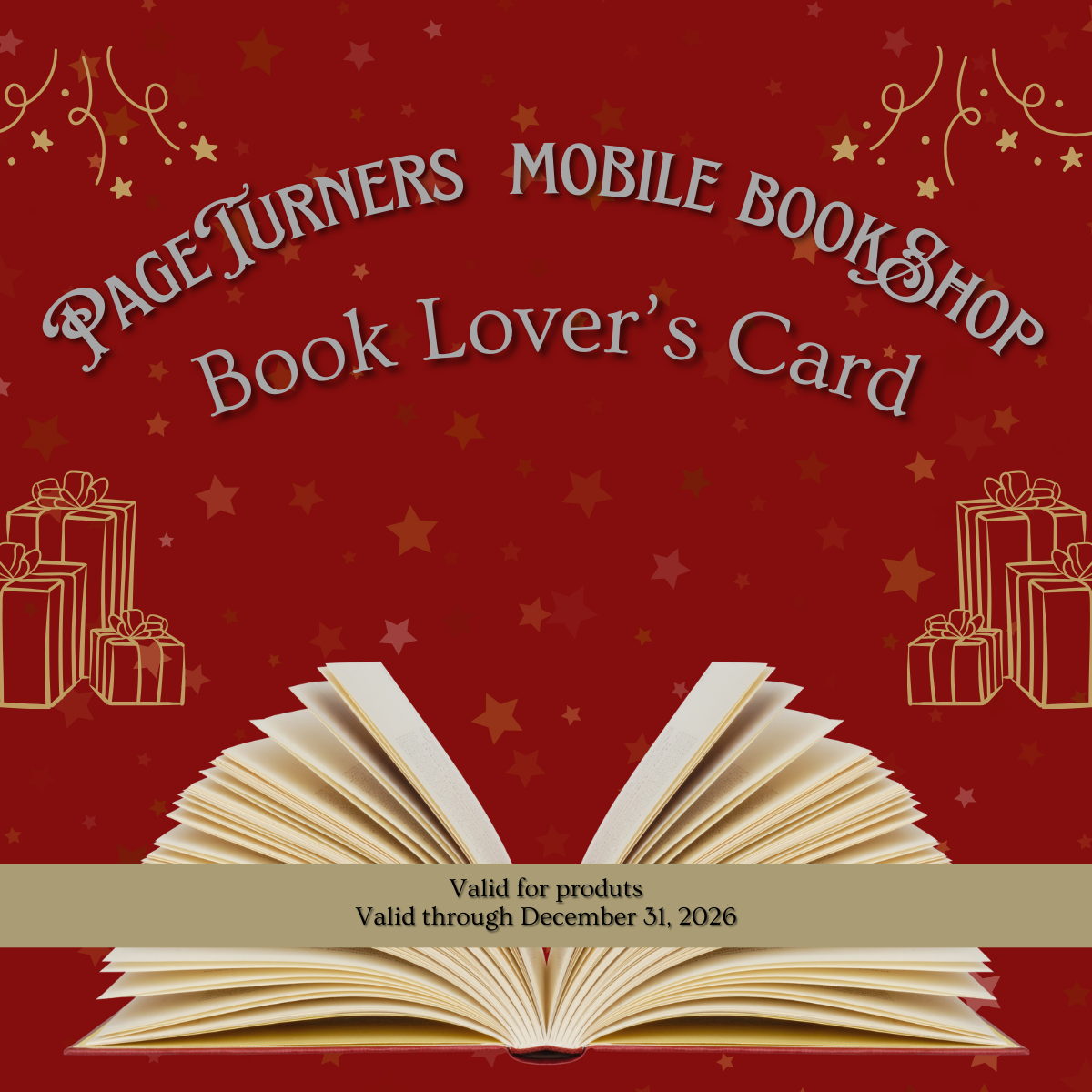 PageTurners - Gift Card for Book Lovers