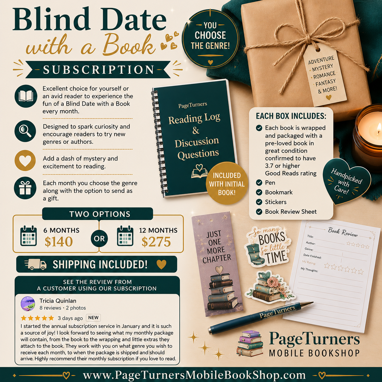 Blind Date with a Book -  6 Month Subscription